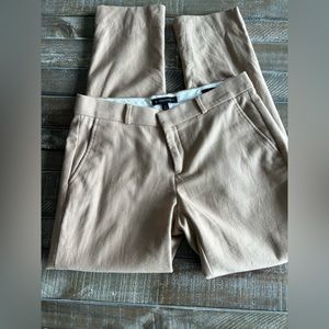 Banana Republic size 2 lined dress pants. Golden/tan color.